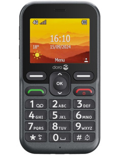 Doro Leva L10 6,1 Cm (2.4") 120,7 G Czarny Telefon Funkcjonalny