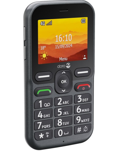 Doro Leva L10 6,1 Cm (2.4") 120,7 G Czarny Telefon Funkcjonalny