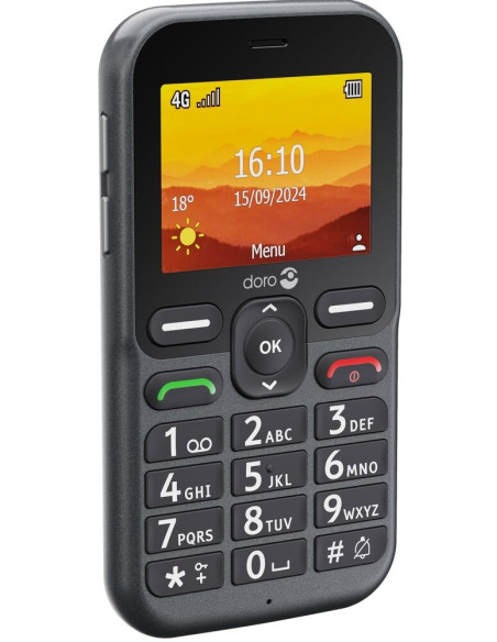 Doro Leva L10 6,1 Cm (2.4") 120,7 G Czarny Telefon Funkcjonalny