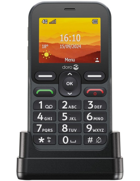 Doro Leva L10 6,1 Cm (2.4") 120,7 G Czarny Telefon Funkcjonalny