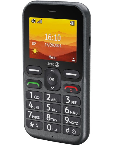 Doro Leva L10 6,1 Cm (2.4") 120,7 G Czarny Telefon Funkcjonalny