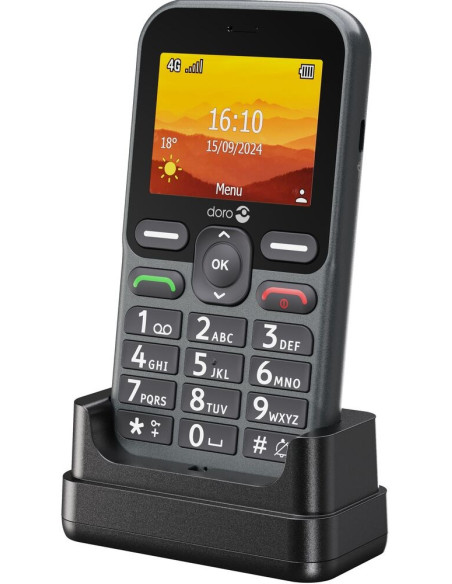Doro Leva L10 6,1 Cm (2.4") 120,7 G Czarny Telefon Funkcjonalny
