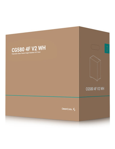 Obudowa Deepcool Cg580 4F V2 Midi Tower Biała R-Cg580-Whada4-G-2