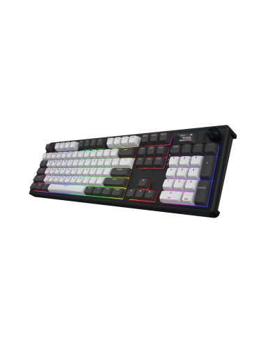 Hator Skyfall Pro Wireless 100 Klawiatura Gaming Usb + Rf Wireless + Bluetooth Qwerty Us English Czarny, Szary
