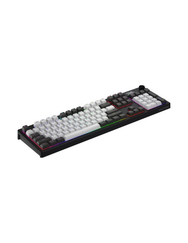 Hator Skyfall Pro Wireless 100 Klawiatura Gaming Usb + Rf Wireless + Bluetooth Qwerty Us English Czarny, Szary