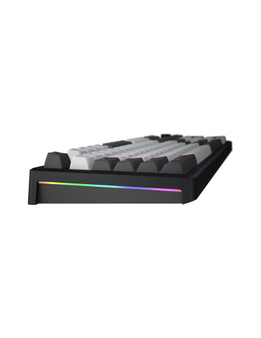 Hator Skyfall Pro Wireless 100 Klawiatura Gaming Usb + Rf Wireless + Bluetooth Qwerty Us English Czarny, Szary