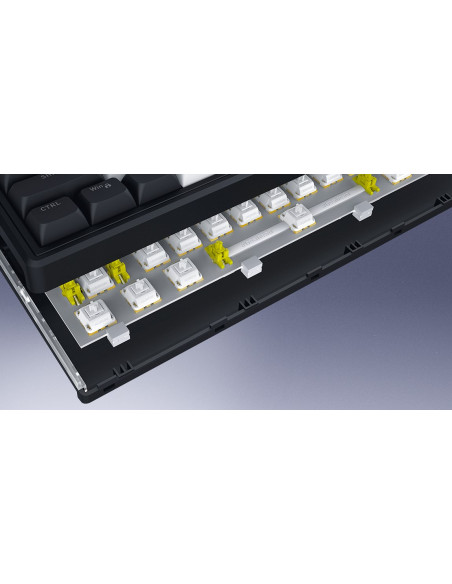 Hator Skyfall Pro Wireless 100 Klawiatura Gaming Usb + Rf Wireless + Bluetooth Qwerty Us English Czarny, Szary