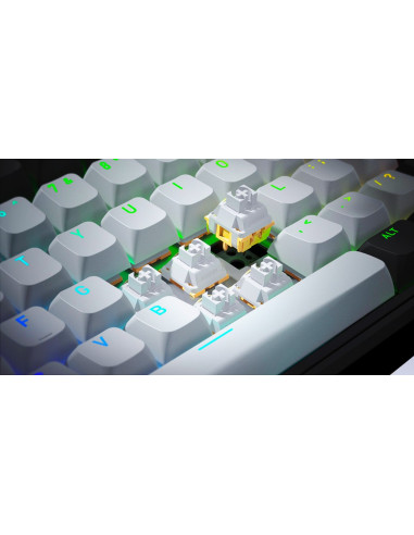 Hator Skyfall Pro Wireless 100 Klawiatura Gaming Usb + Rf Wireless + Bluetooth Qwerty Us English Czarny, Szary