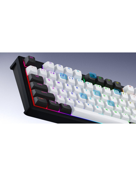 Hator Skyfall Pro Wireless 100 Klawiatura Gaming Usb + Rf Wireless + Bluetooth Qwerty Us English Czarny, Szary