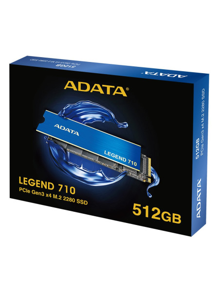 Dysk Ssd Adata Legend 710 512Gb M.2 2280 Pcie Gen3X4