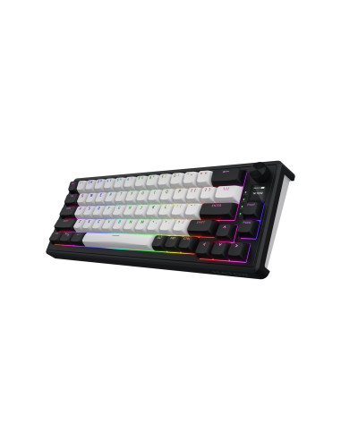 Hator Skyfall 65 Mag Ultima 8K Wireless Klawiatura Gaming Usb + Rf Wireless + Bluetooth Qwerty Us English Czarny, Biały