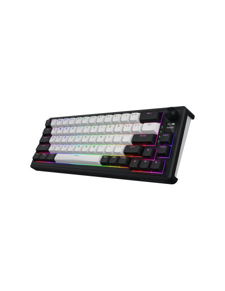 Hator Skyfall 65 Mag Ultima 8K Wireless Klawiatura Gaming Usb + Rf Wireless + Bluetooth Qwerty Us English Czarny, Biały