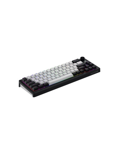 Hator Skyfall 65 Mag Ultima 8K Wireless Klawiatura Gaming Usb + Rf Wireless + Bluetooth Qwerty Us English Czarny, Biały