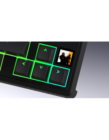 Hator Skyfall 65 Mag Ultima 8K Wireless Klawiatura Gaming Usb + Rf Wireless + Bluetooth Qwerty Us English Czarny, Biały