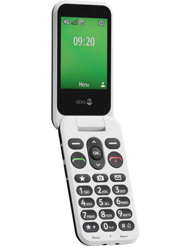 Doro Leva E22 7,11 Cm (2.8") 127,8 G Czarny, Biały Telefon Funkcjonalny