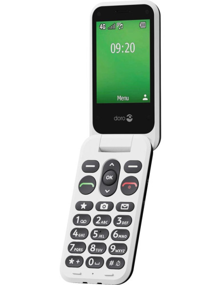 Doro Leva E22 7,11 Cm (2.8") 127,8 G Czarny, Biały Telefon Funkcjonalny