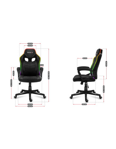 Fotel Gamingowy Huzaro Force 2.5 Rgb Mesh