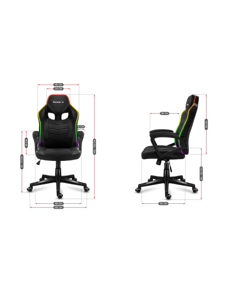 Fotel Gamingowy Huzaro Force 2.5 Rgb Mesh