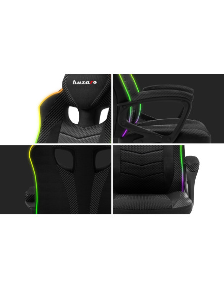Fotel Gamingowy Huzaro Force 2.5 Rgb Mesh