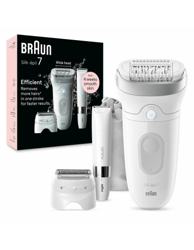 Braun Silk-Épil 7 7-441 40 Pęset(Y) Srebrny, Biały