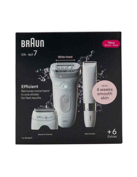 Braun Silk-Épil 7 7-441 40 Pęset(Y) Srebrny, Biały