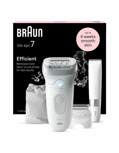 Braun Silk-Épil 7 7-441 40 Pęset(Y) Srebrny, Biały