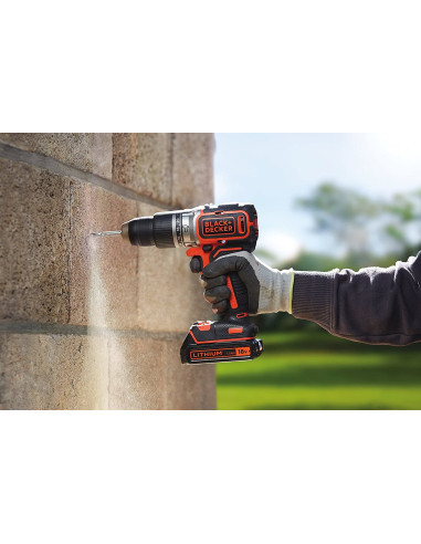 Black & Decker Bl188Kb-Qw Wkrętak Zasilany/Zakrętark Udarowy Pomarańczowy