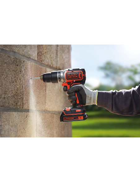 Black & Decker Bl188Kb-Qw Wkrętak Zasilany/Zakrętark Udarowy Pomarańczowy