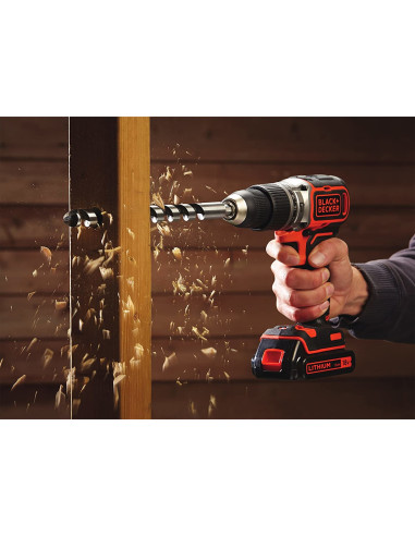 Black & Decker Bl188Kb-Qw Wkrętak Zasilany/Zakrętark Udarowy Pomarańczowy