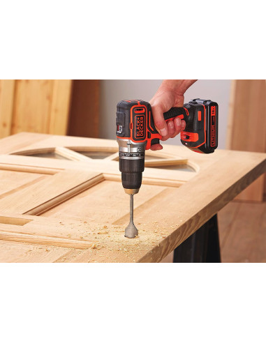 Black & Decker Bl188Kb-Qw Wkrętak Zasilany/Zakrętark Udarowy Pomarańczowy