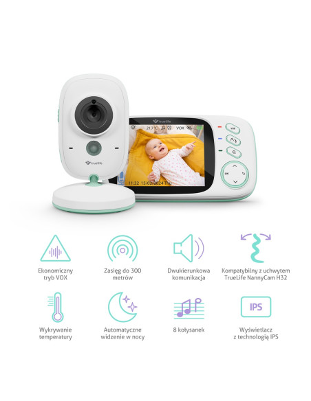 Niania Elektroniczna Truelife Nannycam H32 Pro