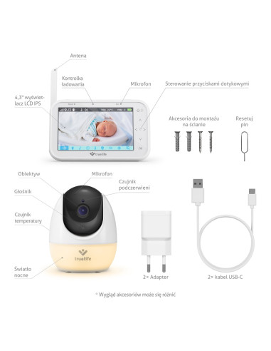 Niania Elektroniczna Truelife Nannycam R4 Pro