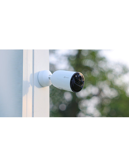 Kamera Wi-Fi Bateryjna Cb3 (Aov) Z Panelem Solarnym 5200 Mah Biały