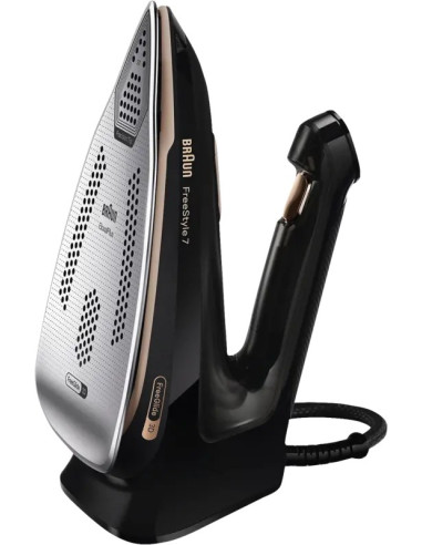 Braun Fi 7276 Bk Freestyle 7 Żelazko Parowe Czarny, Złoto