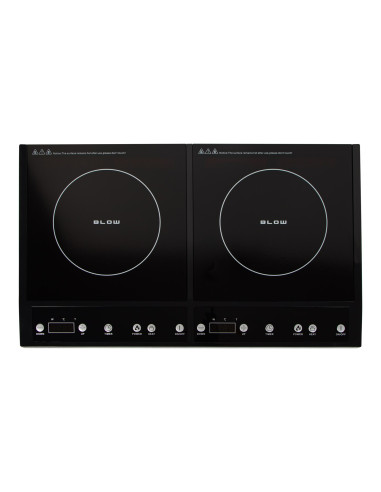 Kuchenka Indukcyjna Nastawna Dwupalnikowa 2000W + 2000W Blow
