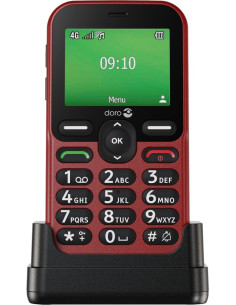 Doro Leva E10 6,1 Cm (2.4") 118,9 G Czerwony Telefon Dla Seniora