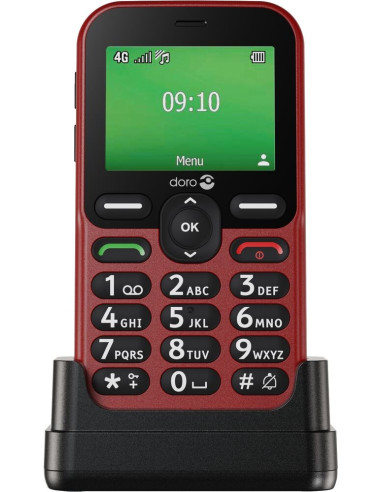 Doro Leva E10 6,1 Cm (2.4") 118,9 G Czerwony Telefon Dla Seniora