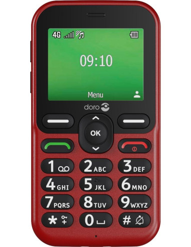 Doro Leva E10 6,1 Cm (2.4") 118,9 G Czerwony Telefon Dla Seniora