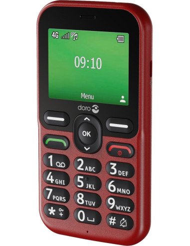 Doro Leva E10 6,1 Cm (2.4") 118,9 G Czerwony Telefon Dla Seniora