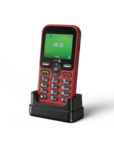 Doro Leva E10 6,1 Cm (2.4") 118,9 G Czerwony Telefon Dla Seniora
