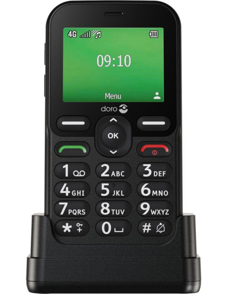 Doro Leva E10 6,1 Cm (2.4") 118,9 G Czarny Telefon Dla Seniora