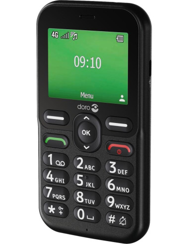 Doro Leva E10 6,1 Cm (2.4") 118,9 G Czarny Telefon Dla Seniora