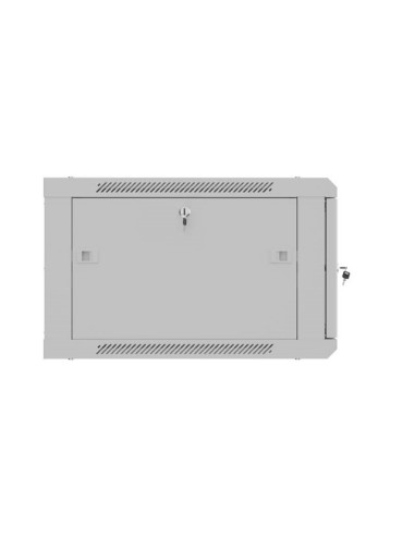 Lanberg Szafa Instalacyjna Rack Wisząca 19" 6U 600X600 Szara Drzwi Perforowane (Flat Pack)