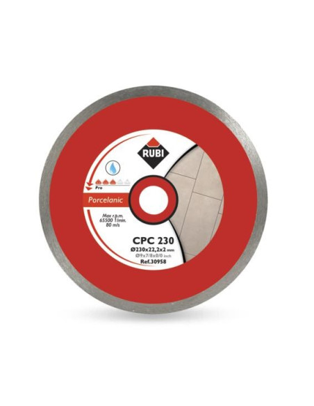 Rubi Tarcza Diamentowa Cpc 250 X 25,4Mm Pro Do Gresu Porcelanowego