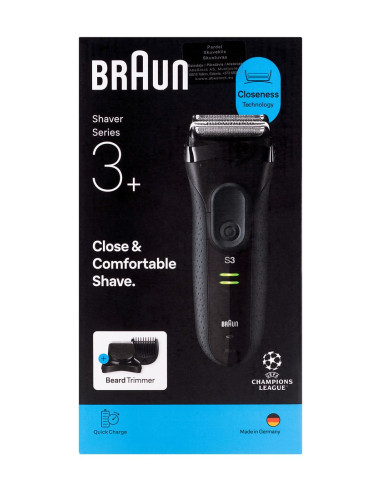 Golarka Elektryczna 3000Bt Braun Black/Grey