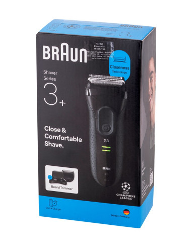 Golarka Elektryczna 3000Bt Braun Black/Grey
