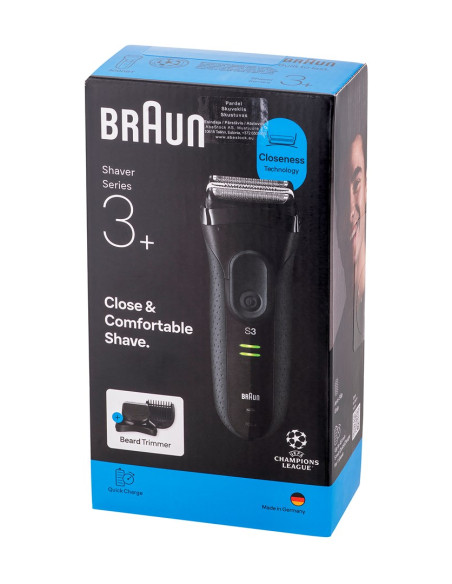 Golarka Elektryczna 3000Bt Braun Black/Grey