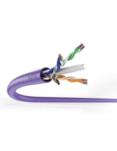 Digitus Dk-1613-Vh-1 Kabel Sieciowy Fioletowy 100 M Cat6 U/Utp (Utp)