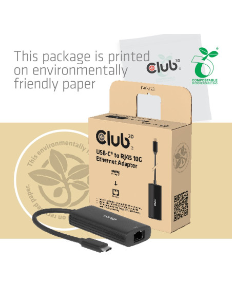 Club3D Cac-2531 Stacja Dokująca Przewodowa Usb 3.2 Gen 1 (3.1 Gen 1) Type-C Czarny