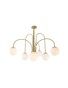 Lampa Wisząca Kaff 2023667 6Xe27, Złota